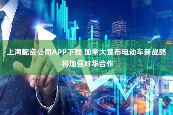 上海配资公司APP下载 加拿大宣布电动车新战略 将加强对华合作